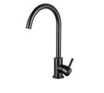 Keukenkraan zwart mat RVS, Ophalen, Minder dan 50 cm, Zwart, Nieuw