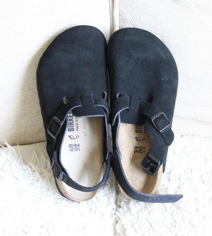 BIRKENSTOCK TOKIO SUÈDE NIEUW NOOIT GEDRAGEN!, Kleding | Dames, Schoenen, Zo goed als nieuw, Wandelschoenen, Zwart, Ophalen of Verzenden
