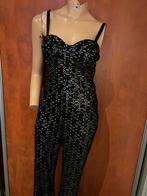 UNIQUE jumpsuit velvel met lovertjes maat m origineel zgan, Kleding | Dames, Maat 38/40 (M), Zwart, B, Ophalen of Verzenden