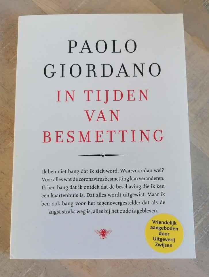 Paolo Giordano - In tijden van besmetting, Boeken, Overige Boeken, Nieuw, Ophalen of Verzenden