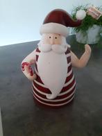 Stenen kerstman en kersthuisje kan waxinelichtje  in, Diversen, Kerst, Ophalen of Verzenden, Zo goed als nieuw