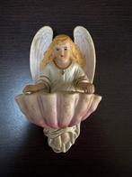Wijwaterbakje van porselein, engeltje in ongeschonden staat, Antiek en Kunst, Ophalen of Verzenden