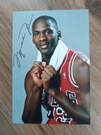 Foto Michael Jordan met handtekening (print) # NBA Basketbal, Verzenden, Nieuw, Overige sporten, Overige typen
