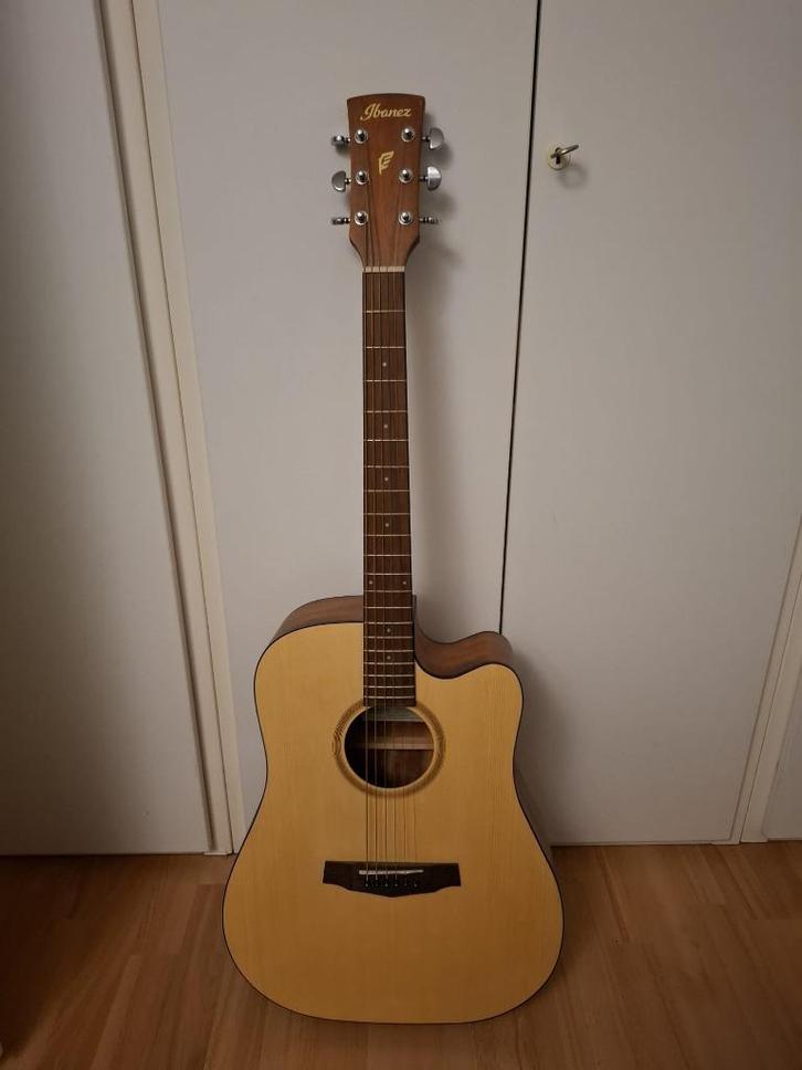 Ibanez PF10CE-OPN, Muziek en Instrumenten, Snaarinstrumenten | Gitaren | Akoestisch, Zo goed als nieuw, Western- of Steelstringgitaar