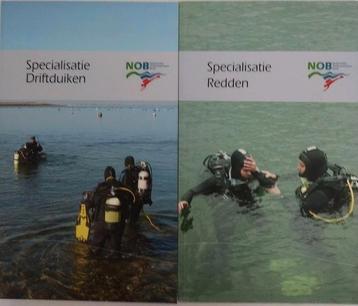2 x NOB duikopleiding specialisatie boeken beschikbaar voor biedingen