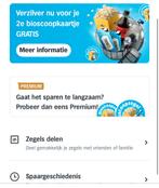 AH bioscoopkaartje 2e gratis, Tickets en Kaartjes, Kortingskaart