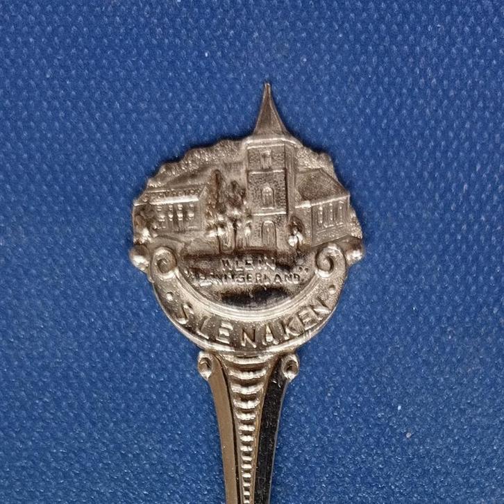 verzilverd lepeltje Slenaken (HH 9), Antiek en Kunst, Antiek | Bestek, Ophalen of Verzenden