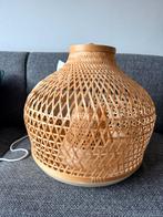 IKEA MISTERHULT Rieten Hanglamp, Ophalen of Verzenden, Zo goed als nieuw, Hout, Minder dan 50 cm
