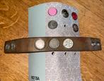 NOOSA armband leder lederen S mooi! Met chunks bruin, Ophalen of Verzenden, Zo goed als nieuw, Bruin
