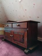 Donker eiken kast/ dressoir/ tv meubel, Huis en Inrichting, Kasten | Dressoirs, Ophalen, Gebruikt, 25 tot 50 cm, 100 tot 150 cm