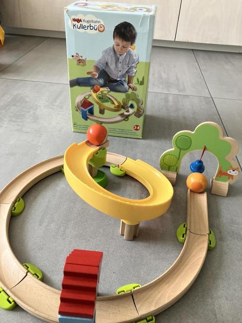 Haba Rollebollen knikkerbaan Basisbaan Spiraalbaan, Kinderen en Baby's, Speelgoed | Houten speelgoed, Zo goed als nieuw, Overige typen