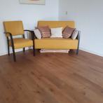 Bankje en stoel oker geel, Huis en Inrichting, Ophalen of Verzenden