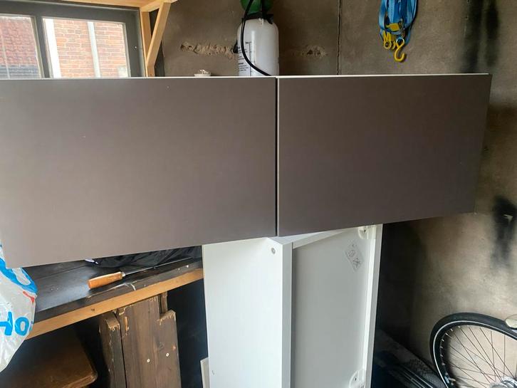 Mooie wandkast met deuren, Huis en Inrichting, Kasten | Buffetkasten, Gebruikt, Minder dan 100 cm, 100 tot 150 cm, 25 tot 50 cm