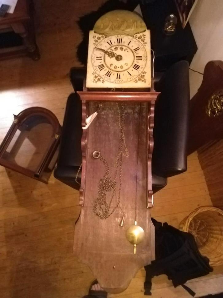 Friese staart klok ( 1818) werkt prima, compleet € 78,-, Antiek en Kunst, Antiek | Klokken, Ophalen