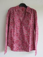 Esprit blouse met lange mouwen rood met bloemetjes maat S, Kleding | Dames, Blouses en Tunieken, Esprit, Ophalen of Verzenden