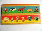 Houten retro kinderpuzzel jaren 50, Ophalen of Verzenden
