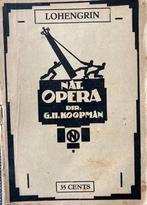 Opera tekstboek Lohengrin Wagner 1923 in goede staat, Gelezen, Artiest, Ophalen of Verzenden, Richard Wagner