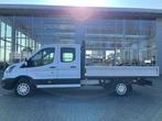 Ford Transit 350 2.0 TDCI L3H1 DC Trend RWD 7PERSOONS I OPEN, 4 cilinders, Met garantie (alle), Wit, 11 km/l