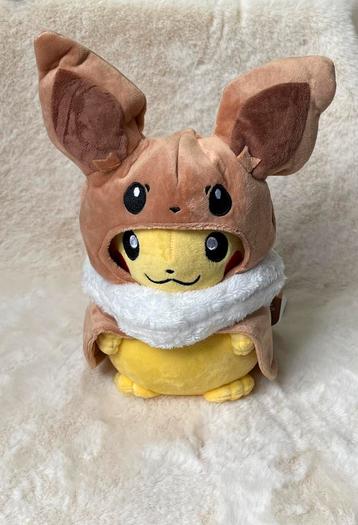 Pokémon Pikachu verkleed als Eevee knuffel beschikbaar voor biedingen