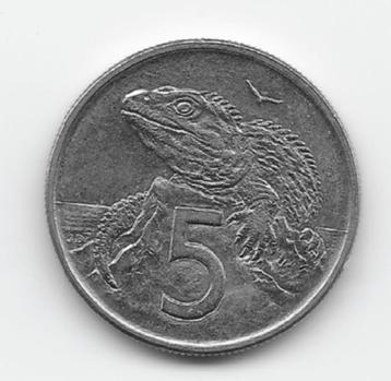 Nieuw-Zeeland 5 cents 1981 KM# 34.1 beschikbaar voor biedingen