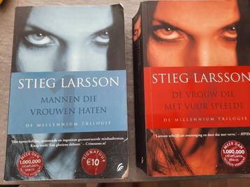 2x Stieg Larsson ZGAN voor 8 euro,  per stuk 