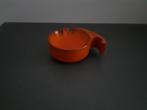 Vintage design oranje asbak jaren 70, Ophalen of Verzenden, Huis en Inrichting