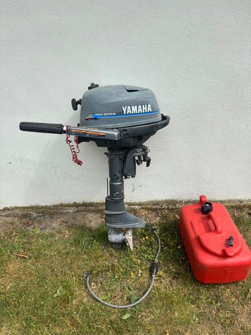 Yamaha 4pk 4tact incl tank, Watersport en Boten, Buiten- en Binnenboordmotoren, Gebruikt, Benzine, Minder dan 5 pk, Ophalen