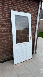 Buitendeur, Doe-het-zelf en Verbouw, Ophalen, Gebruikt, Buitendeur, 200 tot 215 cm