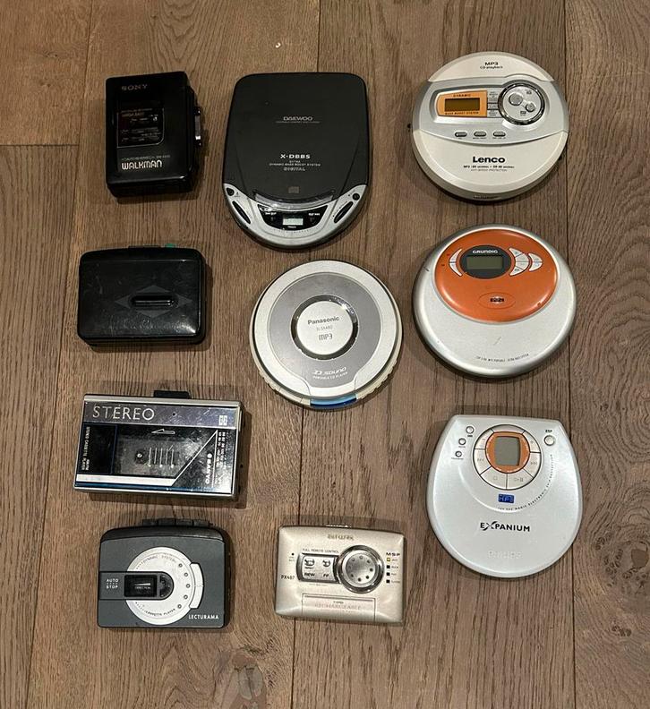 Collectie Walkmans & Discmans - Opknappers, Audio, Tv en Foto, Walkmans, Discmans en Minidiscspelers, Walkman, Ophalen of Verzenden