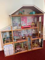Houten poppenhuis Kidkraft grand view mansion, Ophalen, Zo goed als nieuw