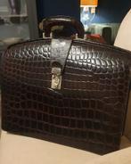 Vintage Giorgio Fedon 1919 lederen aktetas. Met Amiet slot, Verzenden, Zo goed als nieuw, Bruin