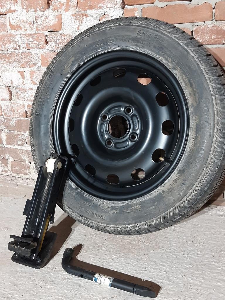 Ford Mondeo MK2 Reservewiel met Krik & Sleutel - Origineel, Auto-onderdelen, Remmen en Aandrijving, Nieuw, Ophalen of Verzenden
