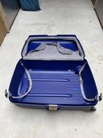 Samsonite Reiskoffer - Blauw, 60 tot 70 cm, Gebruikt, Hard kunststof, 45 tot 55 cm