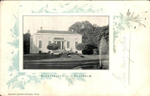 Schuttersveld . enschede, Verzamelen, Ansichtkaarten | Nederland, Ongelopen, Overijssel, Voor 1920, Verzenden