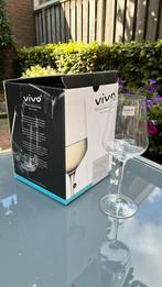 4 Witte wijnglazen Villeroy & Boch / Vivo via AH actie, Glas of Glazen, Nieuw, Ophalen of Verzenden, Glas