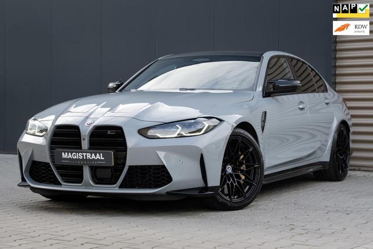 BMW 3-serie M3 xDrive Competition | Keramisch | H&K | Orig N, Auto's, BMW, Bedrijf, Te koop, 3-Serie, 360° camera, 4x4, ABS, Achteruitrijcamera