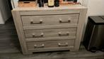 Houten commode / Ladenkast eiken, Huis en Inrichting, Kasten | Ladekasten, Ophalen, 100 tot 150 cm, Zo goed als nieuw, 3 of 4 laden