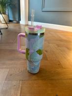 Beker met rietje, Ophalen of Verzenden, Zo goed als nieuw