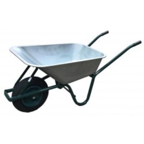 Kruiwagen gegalvaniseerd 85 liter., Tuin en Terras, Kruiwagens, Nieuw, Handmatig, Eenwielig, Ophalen