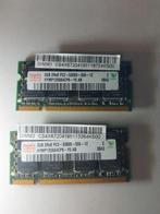 Te koop laptop geheugen pc3 2x2gb, Computers en Software, RAM geheugen, Ophalen of Verzenden, Zo goed als nieuw, DDR3, Laptop