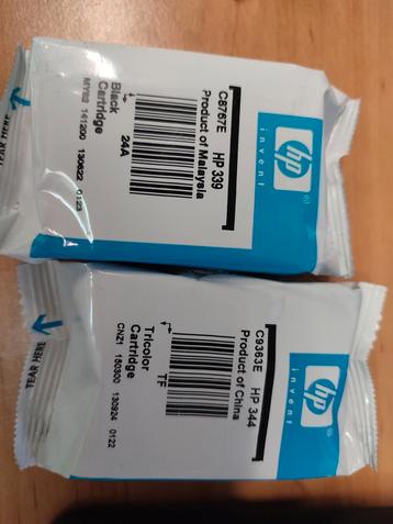 HP 339 en HP 344 (C8767E EN C9363E) cardridge zwart/kleur beschikbaar voor biedingen