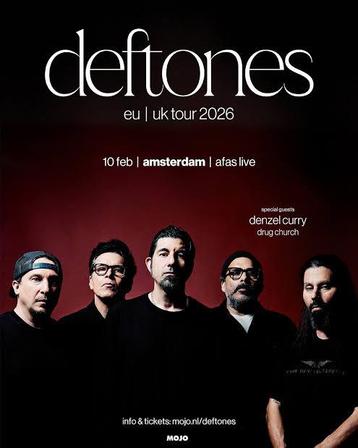 2 tickets Deftones Amsterdam Afas Live 10 februari beschikbaar voor biedingen