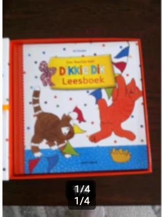 Kinder boek een feestje met dikkie dik, Ophalen of Verzenden, Zo goed als nieuw, Fictie algemeen