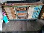 Dressoir van sloophout, Gebruikt, 150 tot 200 cm, Vintage, Ophalen of Verzenden