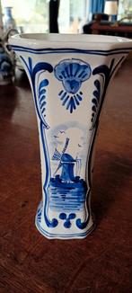 Delfts Blauw Vaasje met Molen, Ophalen of Verzenden