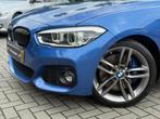BMW 1-serie 118i Centennial Executive M sport|Trekhaak|Navig, 65 €/maand, Gebruikt, Blauw, Alcantara