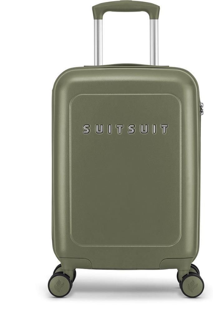 ✅ SUITSUIT Natura Dark Olive koffer 55 cm - NIEUW, Sieraden, Tassen en Uiterlijk, Koffers, Nieuw, Hard kunststof, 50 tot 60 cm