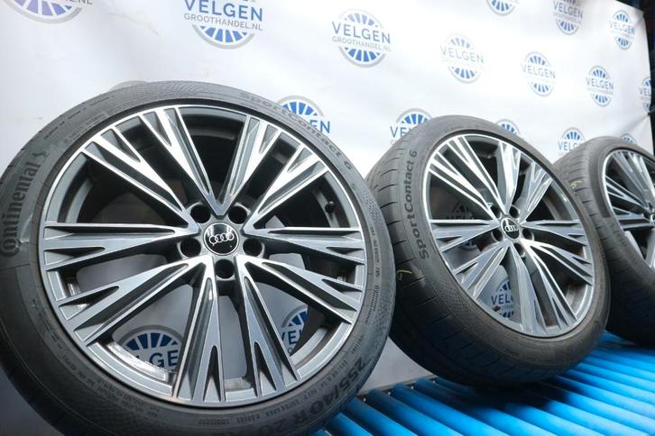 20 inch Audi A6 S6 velgen origineel zomerset 5x112, Auto-onderdelen, Banden en Velgen, Banden en Velgen, Zomerbanden, 19 inch