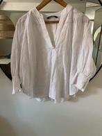 Wijde witte blouse, Zara, Kleding | Dames, Ophalen of Verzenden, Zo goed als nieuw, Maat 36 (S), Wit