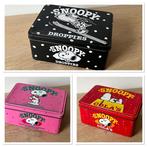 3x vintage jaren 80 Snoopy van Nelle Blikken, Verzamelen, Blikken, Ophalen of Verzenden, Gebruikt, Koffie